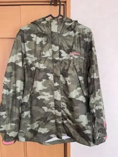 Columbia カモフラージュ アウトドアジャケット レディースLサイズ