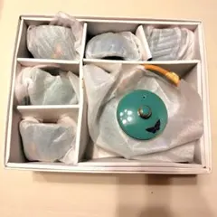 香蘭社 茶器セット 急須 湯呑 グリーン 高級感KOBAYASHI