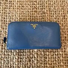 PRADA プラダ　財布　VITELLO MOVE ラウンドファスナー 長財布
