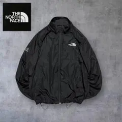 【1427】韓国規格ザノースフェイスフライトシリーズ軽量ナイロンジャケット黒M