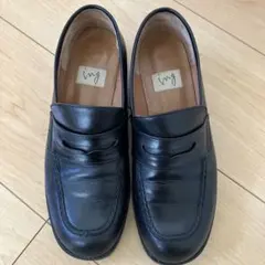 ingイング23cmローファー　　レディース靴　ブラック