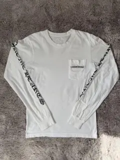 クロムハーツ ロングTシャツ スクロールラベル ホワイト　Sサイズ　ロンTのサムネイル