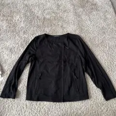 23区黒いジップアップジャケット　サイズ44