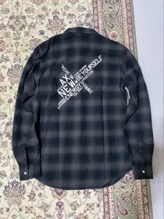 美品　ARMANI EXCHANGE アルマーニ オンブレ チェックシャツ