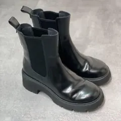 Camper MILAH 厚底　ブーツ　レザー　黒　23.5cm