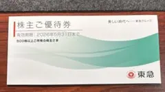東急グループ 株主優待券 割引券