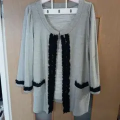 アンドラブ★キラキラ＆フリルが可愛い♪２WAY楽ジャケット★ＬＬ