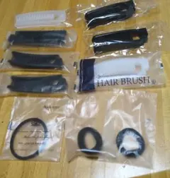 ホテル　アメニティー　ヘアブラシ・ヘアゴムセット
