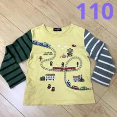 クレードスコープ　ヒーロー柄ロンT 110 黄色