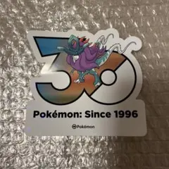 韓国限定】ポケモン30周年 メガフェスタ ステッカー タケルライコ