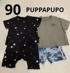 男の子　半袖　90 まとめ　PUPPAPUPO バースデイ　セットアップ