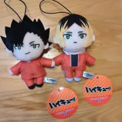 ハイキュー　マスコットぬいぐるみ3　黒尾鉄郎　孤爪研磨　セット　タグ付き　新品