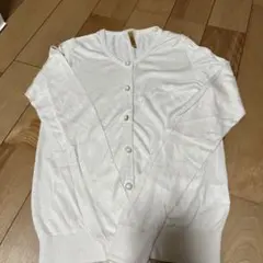 ロイヤルパーティ　薄手カーディガン　クリーム色