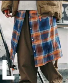 新品　ニコアンド　be with M Misayo WAYチェックスカートL