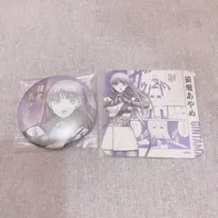 銀魂 銀魂展 猿飛あやめ 缶バッジ コースター