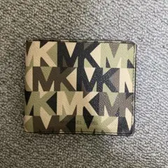 MICHAEL KORS 二つ折り財布 カモフラ柄 メンズ