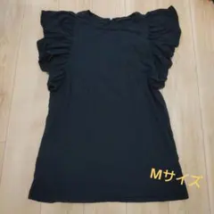 袖フリル半袖Tシャツのサムネイル