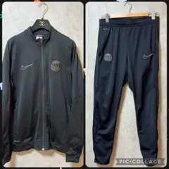 【上下セット】ナイキ パリサンジェルマン PSG トラックスーツ ジャージ L黒