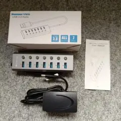 7ポートセルフパワーUSBハブ