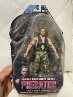開封済み NECA ジャングルエンカウンター ダッチ 25周年 フィギュア