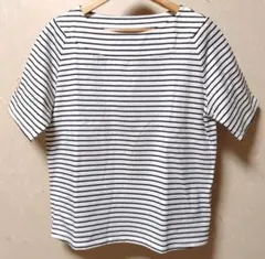 TRANS WORK ボーダー 半袖 Tシャツ カットソー 40のサムネイル