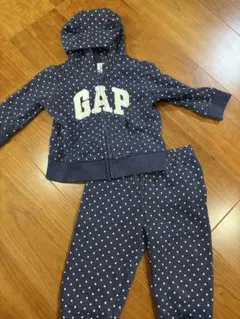 GAP ドット柄 パーカーとパンツセット セットアップ　70サイズ　80サイズ