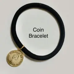 コインブレスレット　コインネックレス　ゴールド　シンプル　男女兼用　高品質