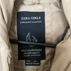 送料無料❗️ZARA ザラ　ダウンコート 女の子　122センチ