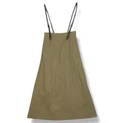 ジャーナルスタンダード コットンチノ サスペンダー付き スカート 38 ベージュ