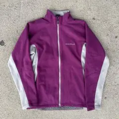 あ*読様 mont-bell フリースジャケット 紫色