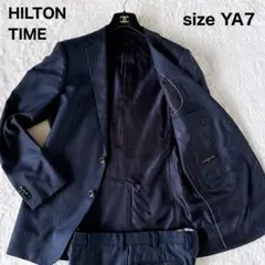【HILTON TIME】スーツ ストライプ ネイビー YA7サイズのサムネイル