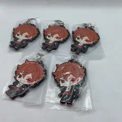 N ツイステ エース ラバーマスコット5点セット ハーツラビュル 新品未使用