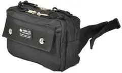 ウエストポーチ／ウエストバック、盗難防止付、ブラック