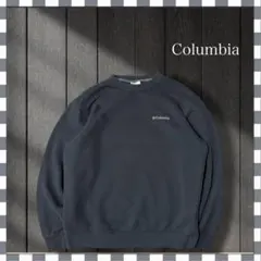 1728/コロンビア ワンポイント刺繍ロゴ スウェット M