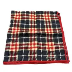 BURBERRY バーバリー ハンカチ ミニスカーフ 赤 チェック柄