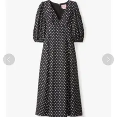 kate spade new york ドット柄ドレス