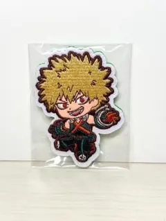 新品◆ヒロアカ 爆豪勝己 にいてんごわっぺん そのに ワッペン キーホルダー