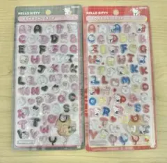 【正規品】ハローキティ アルファベットシール 2シートセット