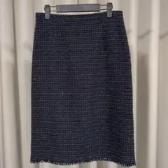 Ballsey ネイビー ツイード タイトスカート