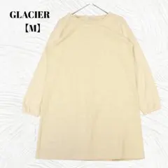 美品　GLACIER　グラシア【M】パールネック レース長袖チュニックワンピースのサムネイル