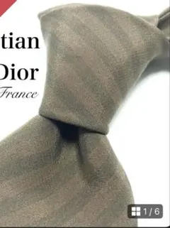 ネクタイ市場様用【極美品】Christian Dior ネクタイ ストライプ柄