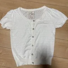 INGNI ホワイト ニットカーディガン M