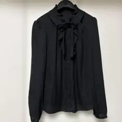 ナチュラルビューティー❤︎リボン付きフリルブラウス⭐︎セレモニーにも⭐︎超美品！