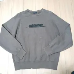 maneuver グレー トレーナー JUMMEN
