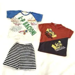 キッズ3点セット　Tシャツ2枚120 半ズボン1枚110