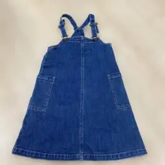 デニムジャンバースカート 130サイズ