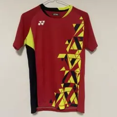 バドミントン ヨネックス シャツ ユニM ブルー系 背面 ふたば未来学園