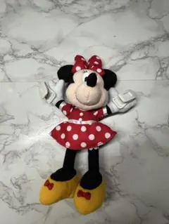 ミニーマウス ぬいぐるみ クリップ付き