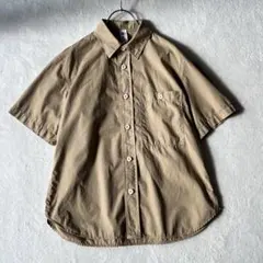 MHL.｜レギュラーカラーシャツ コットン ベージュ マーガレットハウエルのサムネイル