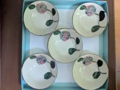 紫陽花柄 小鉢 5客セットのサムネイル